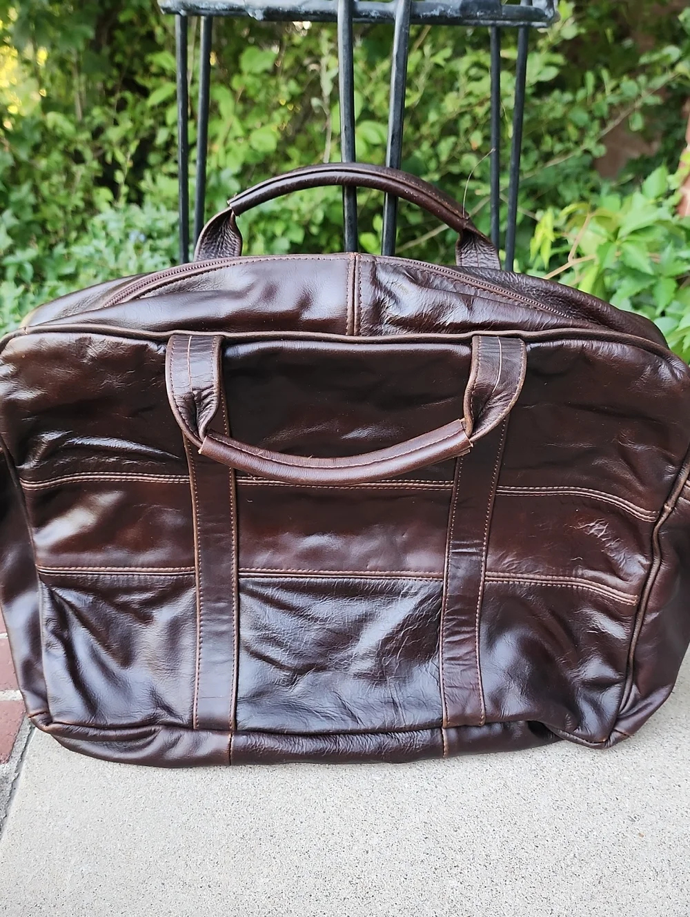 100% Leather Messenger Bag